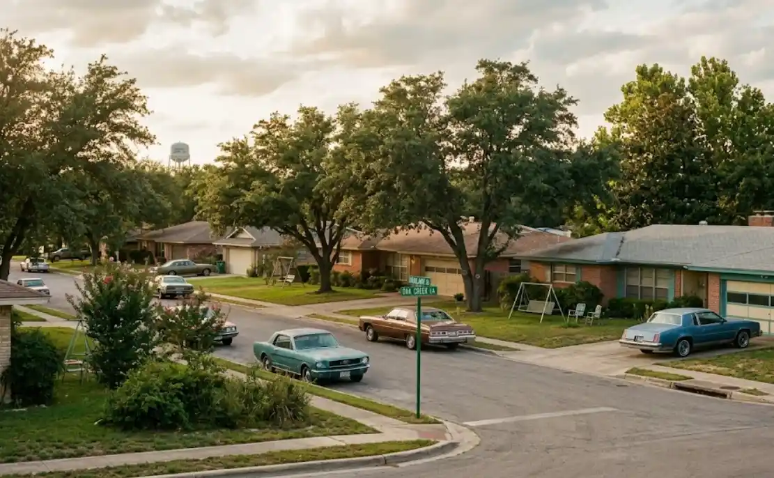 Round Rock 1960s-1980s neighborhood copper pipe era